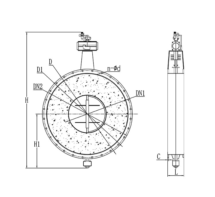 高溫閥門結(jié)構(gòu)圖 高溫閥門結(jié)構(gòu)圖